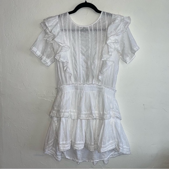 LoveShackFancy Natasha dress white size M. Excellent condition, worn once. - Picture 8 of 14